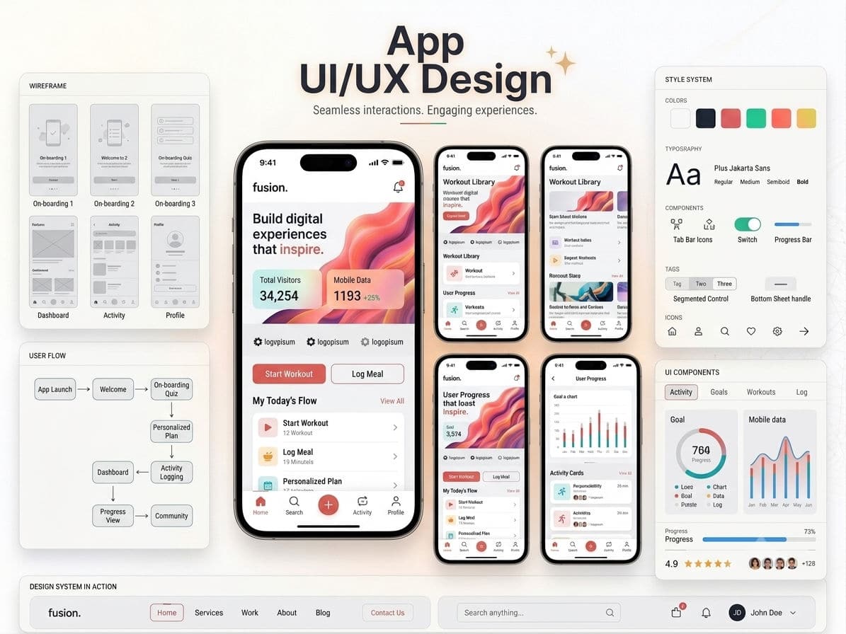 Mobile App UI/UX Design